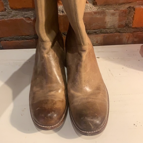 Cordani Calzature tan boots soft and distressed leather - size 38/7.5 - Picture 3 of 7